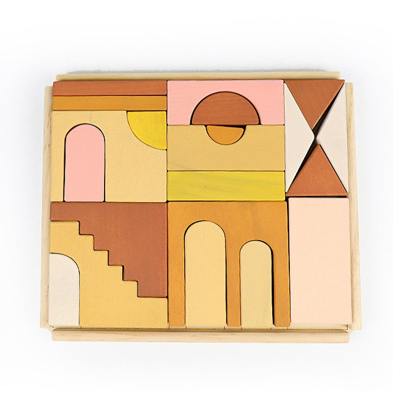Wooden Castle Building Blocks