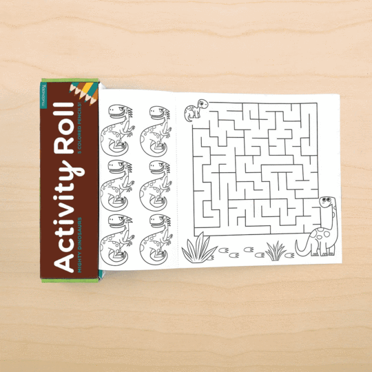 Mighty Dinosaur Activity Roll